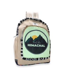 Gau Sudh Himalayan Hemp Laptop Bag Backpack/School & Traveler Bag 5 L Backpack (Multicolor)